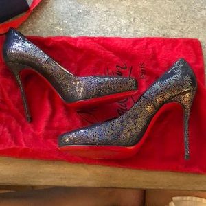Christian Louboutin Glitter Pumps